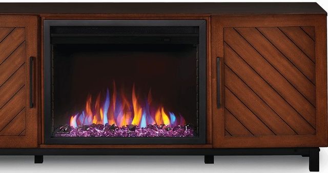 Napoleon Bella Walnut Wood Electric Mantel Package-0