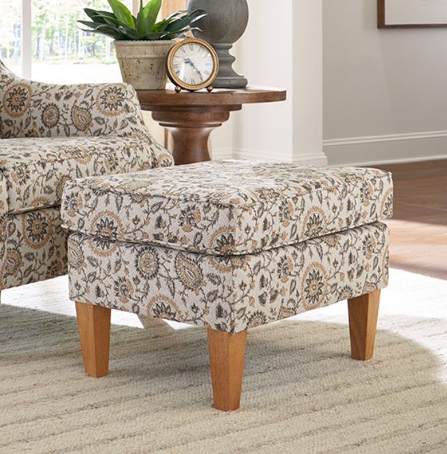 Best® Home Furnishings Customizable F45 Ottoman with Honey Birch Legs-1