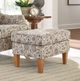 Best® Home Furnishings Customizable F45 Ottoman with Honey Birch Legs-1