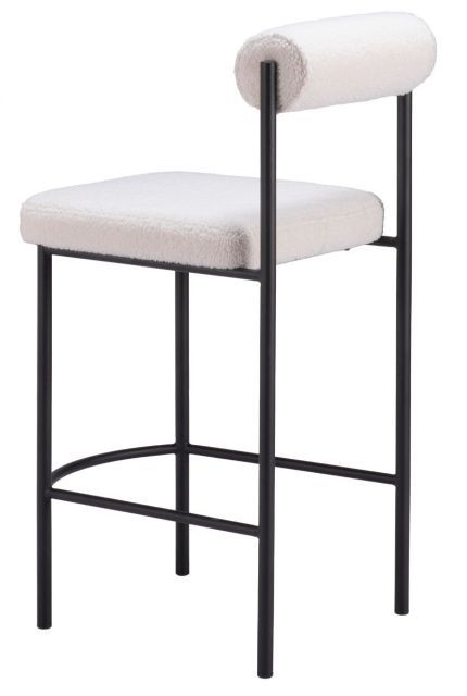 Zuo® Modern Livorno Ivory Counter Stool-3