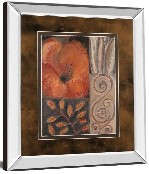 Classy Art Orange Burst I by Rosie Abraham Wall Art-1