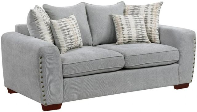 Homelegance® Silverthorne Gray Loveseat-0