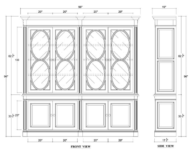 Bramble Customizable Fiona Display Cabinet-1