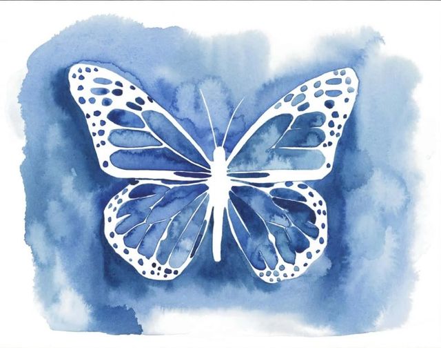 Classy Art Butterfly Inkling I by Grace Popp Wall Art-1