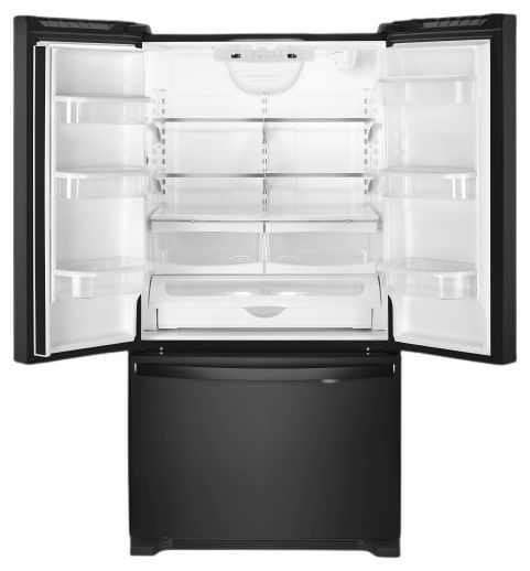 Whirlpool® 33 in. 22.1 Cu. Ft. Black Freestanding French Door Refrigerator-2