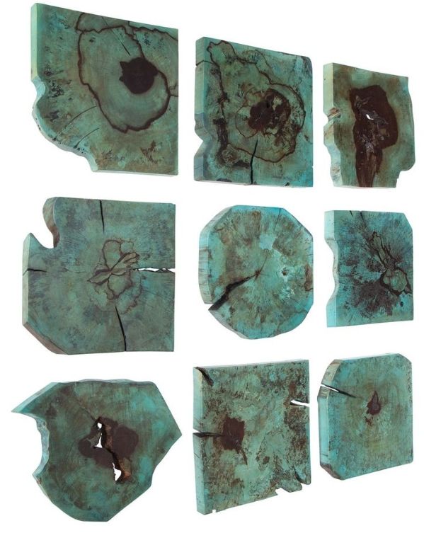 Uttermost® Bahati 9-Piece Blue/Green Wall Decor Set-3
