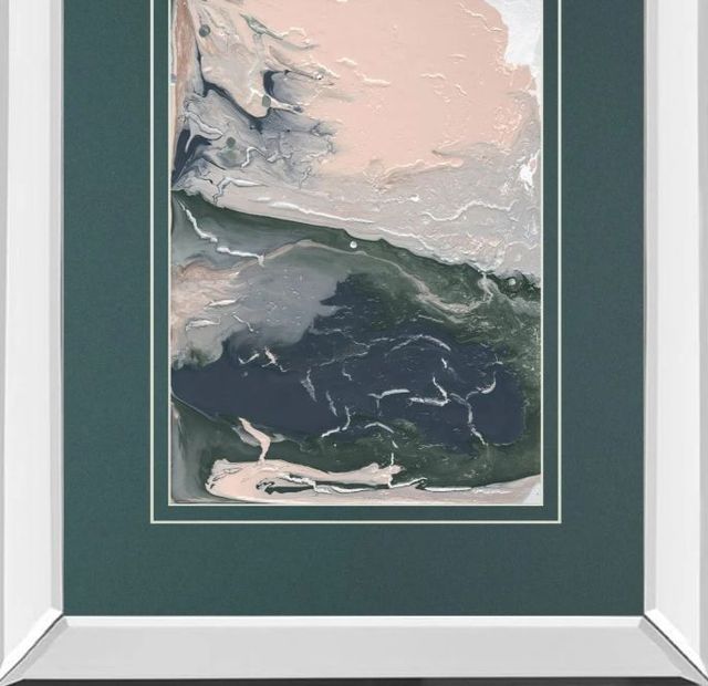Classy Art Sage Advice Abstract I by Natalie Sizemore Mirror Framed Wall Art-1