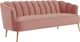TOV Furniture Daisy Petite Blush Velvet Sofa-0