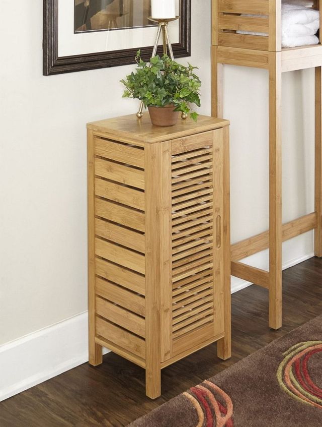 Linon Bracken Brown Accent Cabinet-2