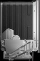 ASKO Professional 24" Panel Ready Top Control Built-In Dishwasher-4