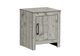 Monarch Specialties Inc. Rustic Grey 22" Accent Table with 1 Door-0