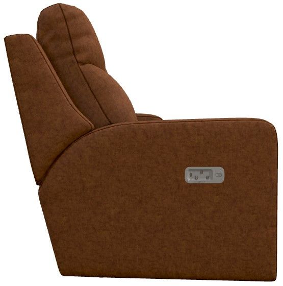 La-Z-Boy® Emmons Clay Power Reclining Loveseat with Console, Headrest, and Lumbar-2