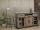 International Furniture Direct Loft Brown/Gray 30" Bar Stool-1