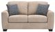 Ashley® Panola Taupe Loveseat-1