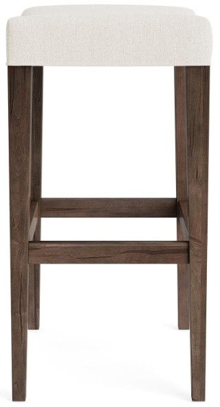 Bassett® Furniture Customizable Vail 18" Saddle Bar Stool-2