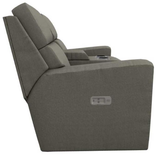 La-Z-Boy® Apollo Flint Power Reclining Loveseat with Console, Headrest, and Lumbar-3