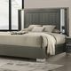 Furniture of America® Leyland 4-Piece Dark Gray Queen Bedroom Set-5
