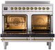 Ilve® Nostalgie II Series 40" Stainless Steel Pro Style Induction Range-1