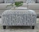 Fusion Furniture Noem Dove Green Light Powder Accent Ottoman-0