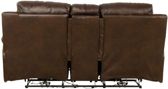 Catnapper® Positano Cocoa Power Reclining Console Loveseat-3