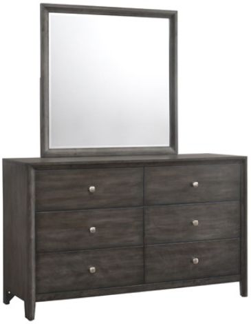 American Wholesale Furniture Grant Sherwin Williams Graphite Mirror-1