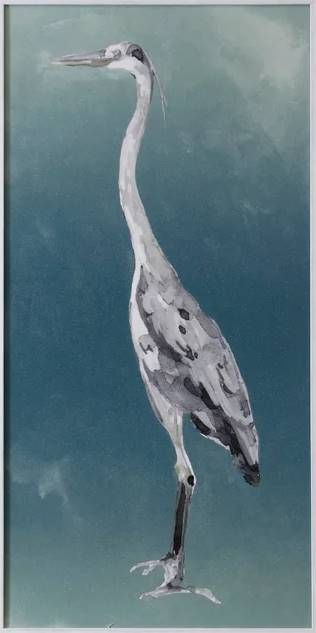 StyleCraft Egret on Azure I Wall Art-1