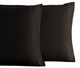 Cariloha Retreat 2-Piece Black Sand Lyocell Standard Pillow Cases-0