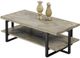 Titus Furniture 3 Piece Gray/Black Coffee Table Set-2
