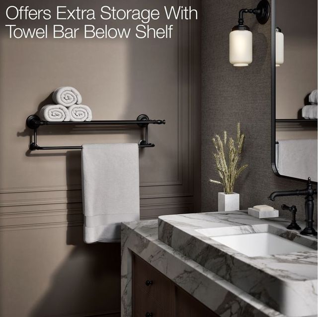 KOHLER® Artifacts® Vibrant Brushed Moderne Brass Hotelier-3