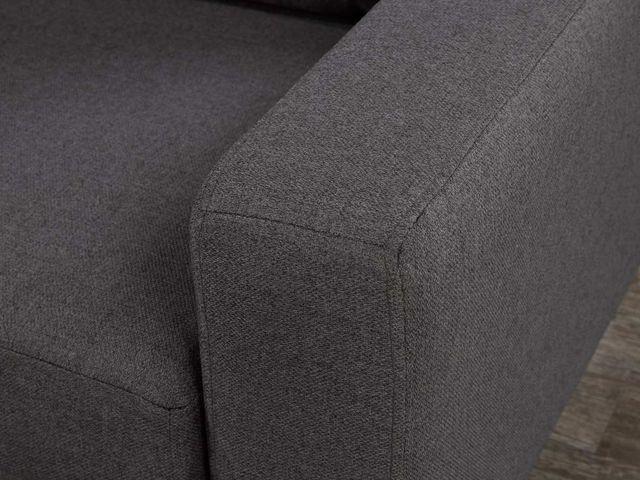 Brassex Inc. Dark Grey Reversible Chaise Sectional-2
