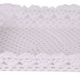A & B Home Tessa White Lace Tray-1