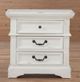 American Woodcrafters 7810 Stonebrook Distressed Antique White Nightstand-1