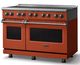 Viking® 5 Series 48" Spiced Cider Pro Style Induction Range with Polished Chrome Trim-3