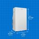 Danby® 12000 BTU (7200 SACC) White Portable A/C-1