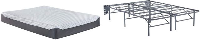 Sierra Sleep® by Ashley® Chime Elite 2-Piece 12" Memory Foam and Better than a Boxspring Foundation Full Mattress Set-0