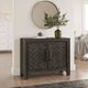 Jofran Inc. Gramercy Platinum 2-Door Accent Cabinet-1