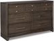 Signature Design by Ashley® Brueban 6-Piece Brown King Panel Storage Bed Set-3