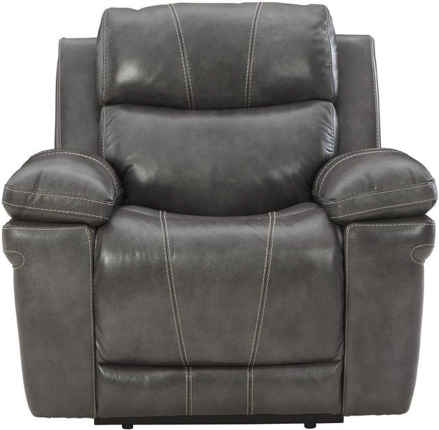 Signature Design by Ashley® Edmar 3-Piece Charcoal Power Reclining Living Room Seating Set-3
