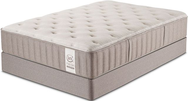 Serta® Fresh Collective Linen Wheat Hybrid Firm Tight Top Full Mattress-2