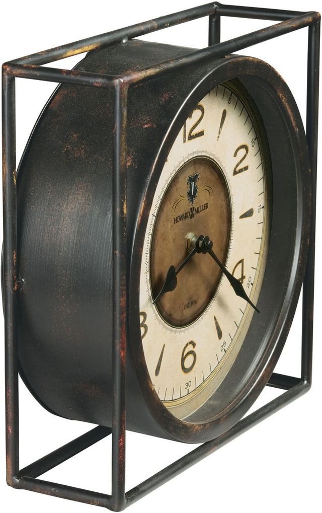 Howard Miller® Kayden Aged Black Accent Clock-3
