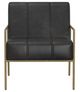 International Furniture Direct Aragon Gold/Licorice Chair-1