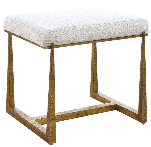 Uttermost® Midas Antique Gold Small Bench-0