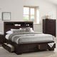 ACME Furniture Madison II Espresso Eastern King Bookcase Bed-1