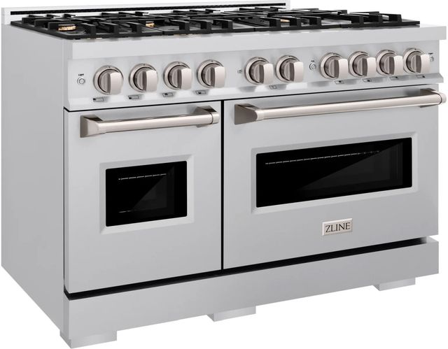 ZLINE Classic 48" Stainless Steel Pro Style Dual Fuel Range-2