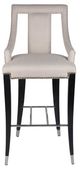A & B Home Rocco Black/Gray Barstool-1