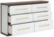 Signature Design by Ashley® Mazilar Brown/White Dresser-5