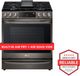 LG 30" PrintProof™ Black Stainless Steel Slide-In Gas Range-1