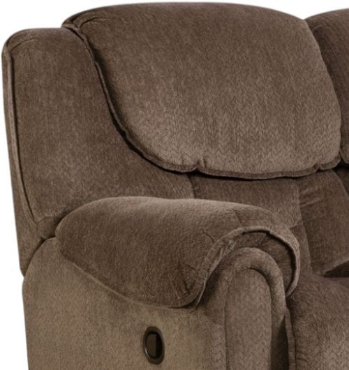 HomeStretch Del Mar Taupe Double Manual Reclining Sofa-1
