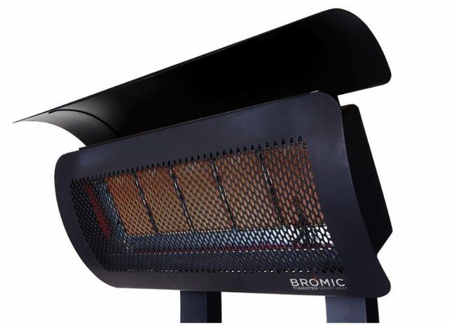 Bromic® Tungsten Smart-Heat™ 38,500 BTU's Black Portable Patio Heater-2