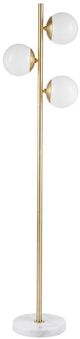 Olliix by INK+IVY White/Gold Holloway Floor Lamp-1
